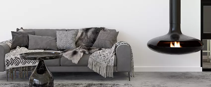 Circular Hanging Fireplace Installation Services in Bryant, AR