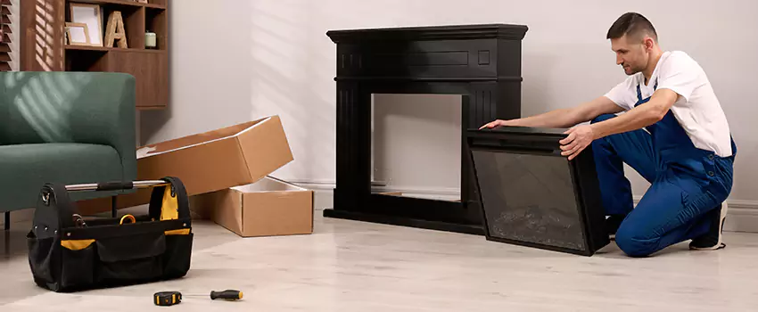 Old Rusted Metal Fireplace Repair And Replacement in Bryant, AR